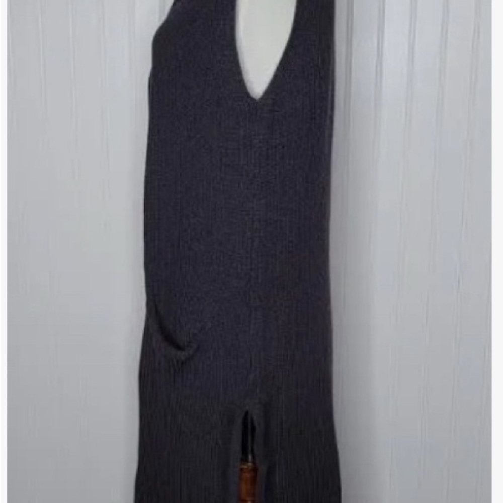 Wilfred by Aritzia Black Rayon Knit Cardigan Duster - Picture 3 of 8